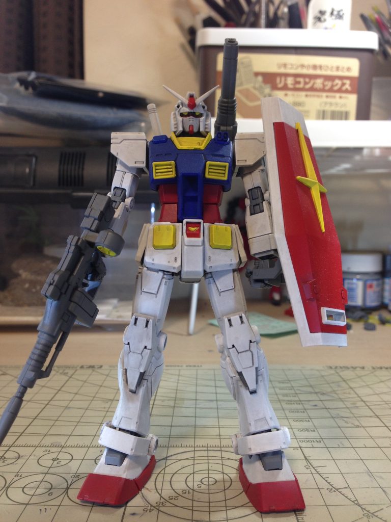 ガンダム(origin版)–4枚目/制作者：@shihuku_1990