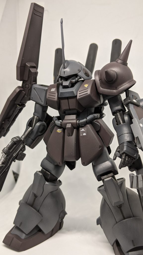 特にディーテールアップや情報量増やしたりはしていません。合わせ目消し(消えてないけど）→全塗装→つや消しです。