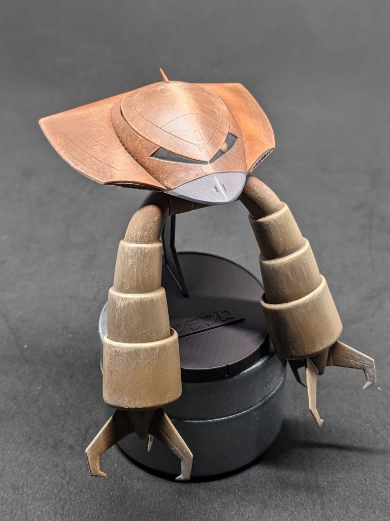 ドライブラシで原画っぽく。