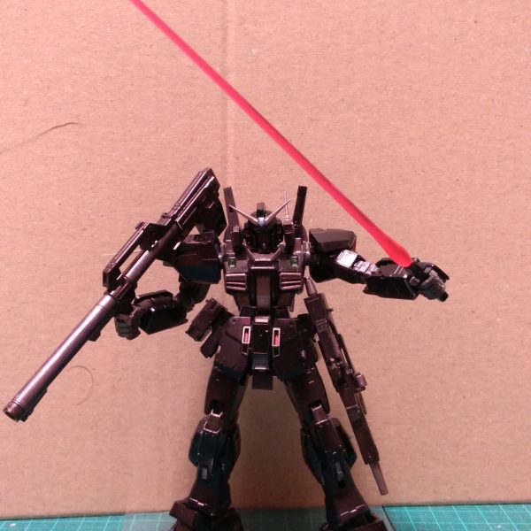 筆塗り全塗装・ガチ黒いガンダム