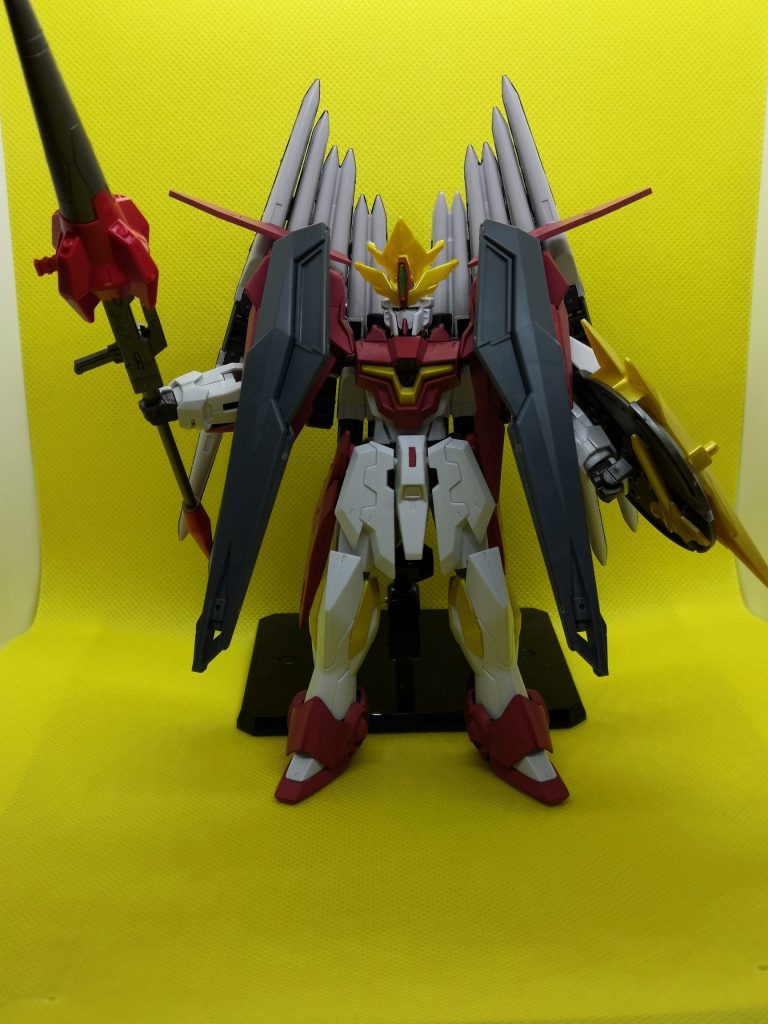 最終決戦モードリベイクライフルとダブルフィンファンネルでローブをイメージしてますが腕の制約が半端ないです(T_T)