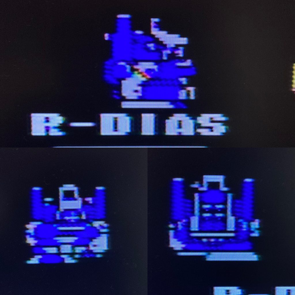 こちらがカプセル戦記のリックディアス。うちのモニターの表示のなもので、あなたの家の色合いと違うかも。