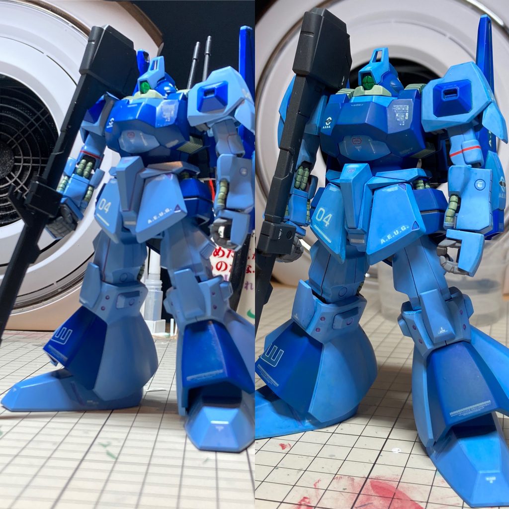 フィルタリングの前と後。こうみると結構違う。正解がわからん。紫に黄色は意外な効果があって面白かった。