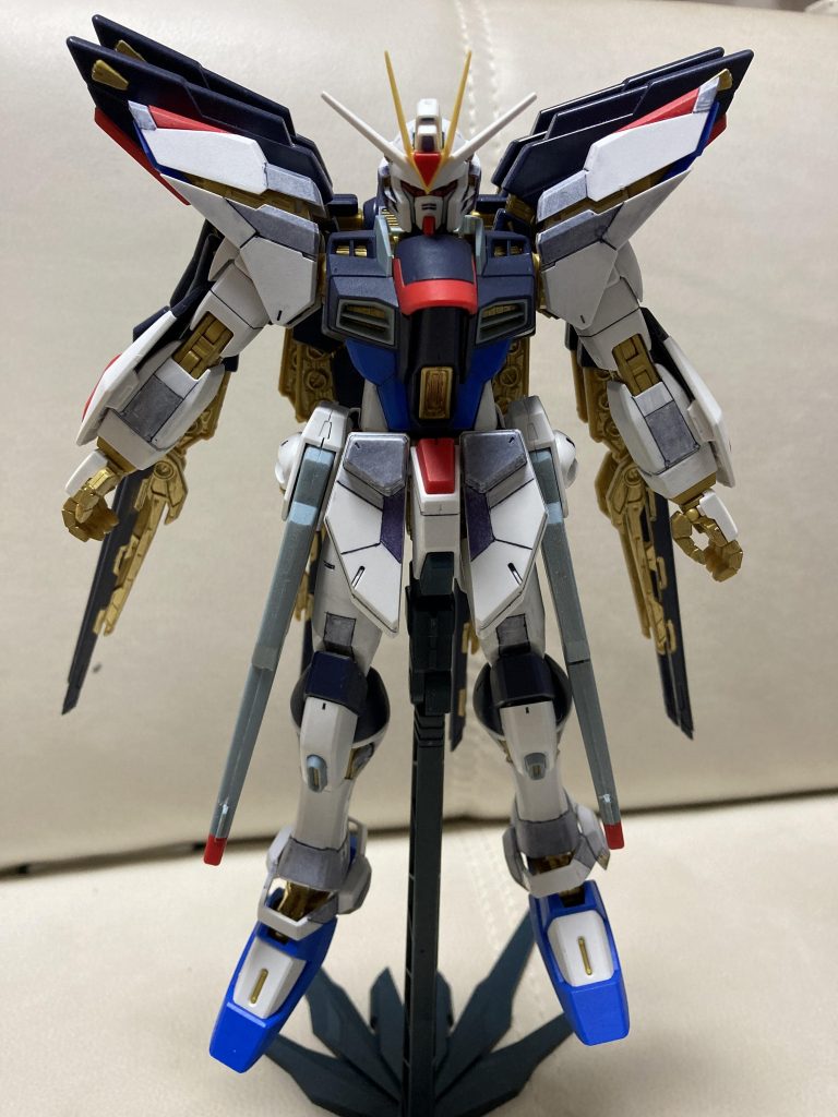 MGストライクフリーダムガンダム制作中