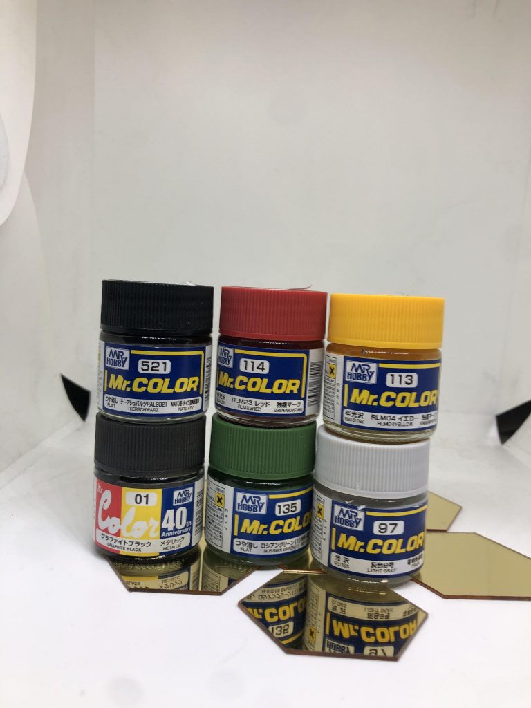 今回使用したカラー、(多分合ってる)