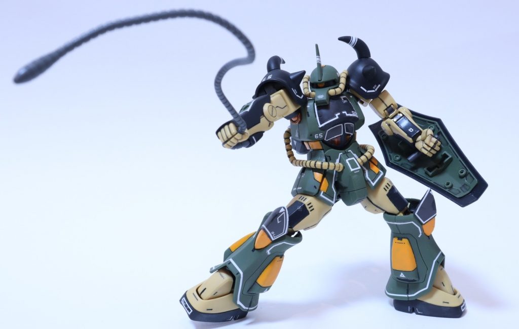 グフ リアルタイプ 部分塗装–3枚目/制作者：gunpla_km