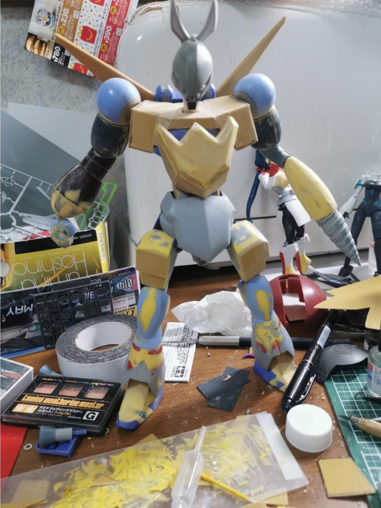 近代改修モビルフォース量産型ズク｜janpokkaさんのガンプラ作品