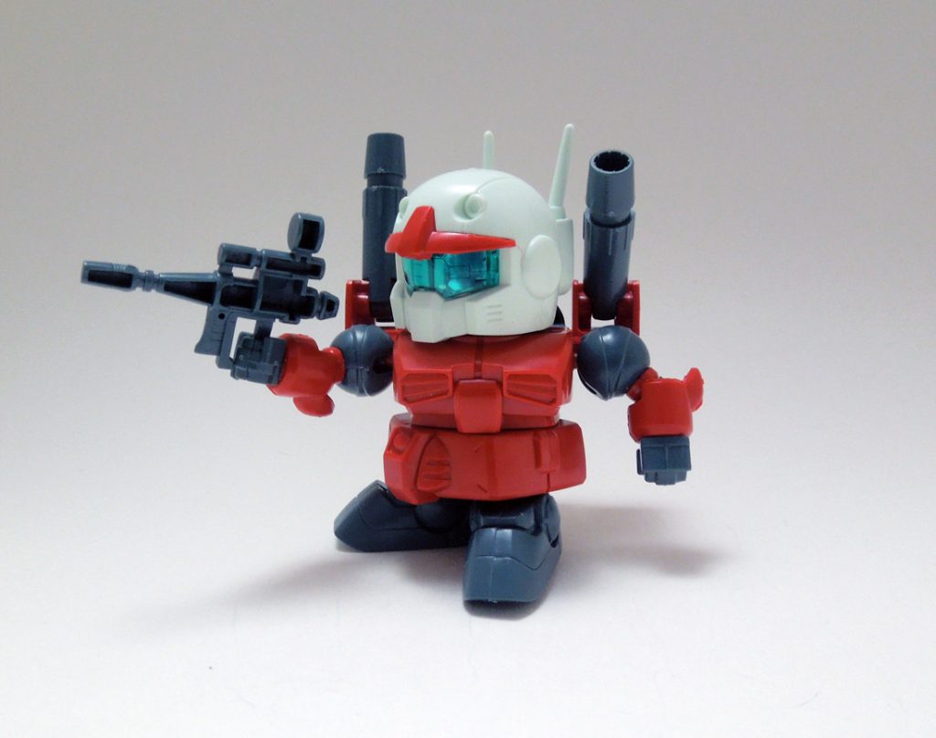 素組の状態。これでもそこそこ良い。ただ、特に黄色い箇所が足らないのと、ライフル肉抜きあり。