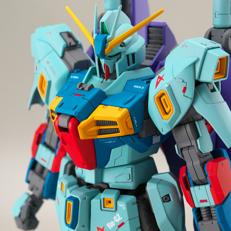 MG リ・ガズィ・カスタム 塗装済み完成品ガンプラ - プラモデル