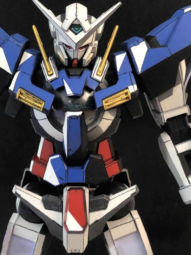 ガンダム エクシア　イラスト風–2枚目/制作者：@overflag390