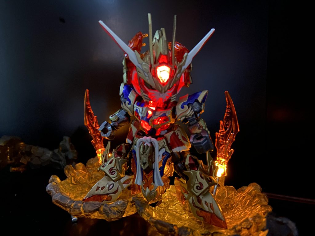 不採用の赤黄逆バージョン!これはこれで炎みたいで武器は良いんですよね✨