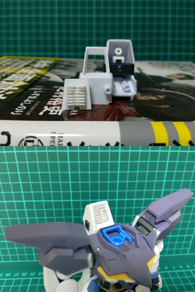 ランドセルにもシイタケ塗り分けしやすいように別パーツ化しています