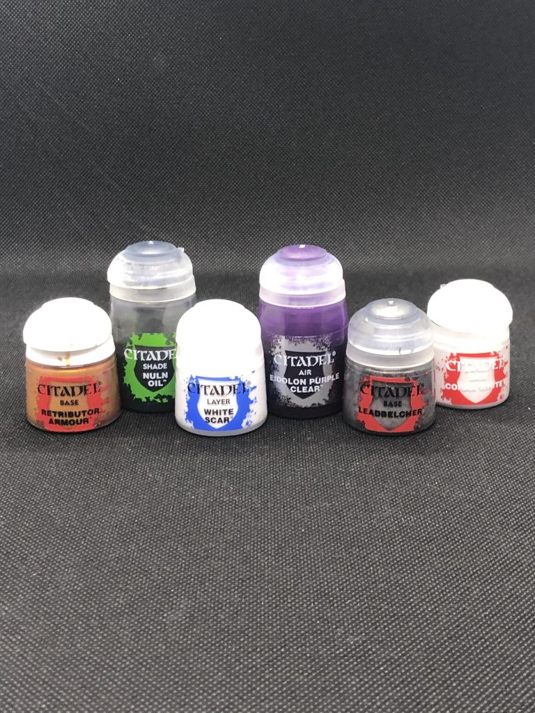 今回使用したシタデルカラーです。