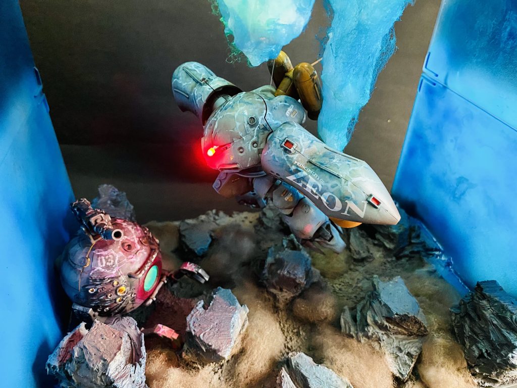 HGUC 1/144SCALE◇MSM-03C HY-GOGG HYゴック◇塗装済み完成品 ◇LED電飾専用台座付き–2枚目/制作者：H4co Y