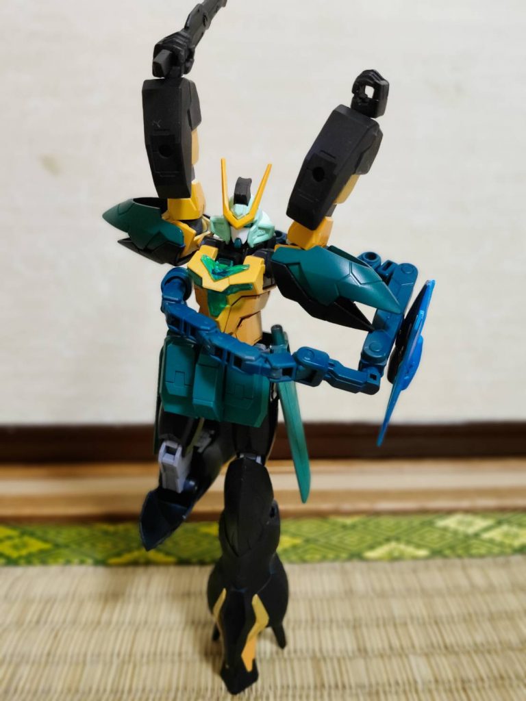 弾幕を放つグリコのポーズ!!(ポージングセンスには目を瞑ってくださいな…)スペカの中だと個人的には無意識「弾幕のロールシャッハ」と反応「妖怪ポリグラフ」が好きです!