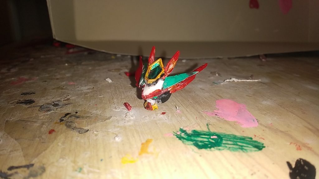 頭は一から作り直しました(アストレイ感がなさ過ぎた&壊れた)