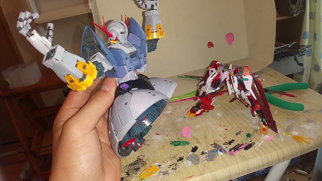 足は足裏のみ変えています(終わり)