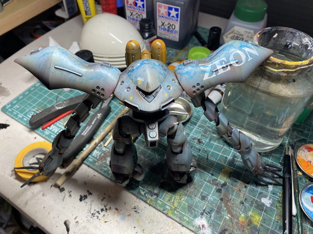 HGUC 1/144SCALE◇MSM-03C HY-GOGG HYゴック◇塗装済み完成品 ◇LED電飾専用台座付き–2枚目/制作者：H4co Y