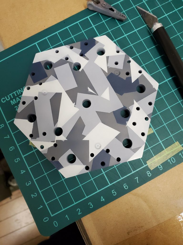 スプリッター塗装。