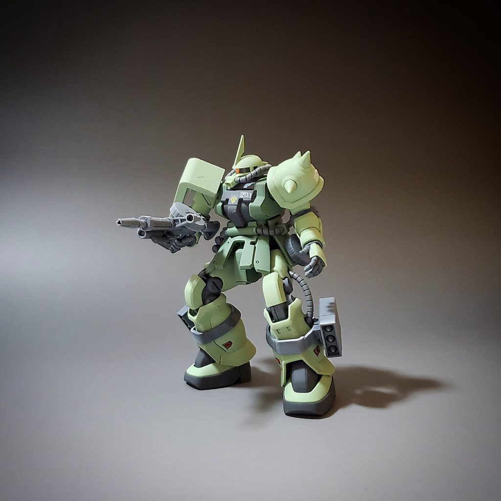 部分塗装、スミ入れ、つや消し仕上げ。元キットが優秀なので、シンプルに作りました。