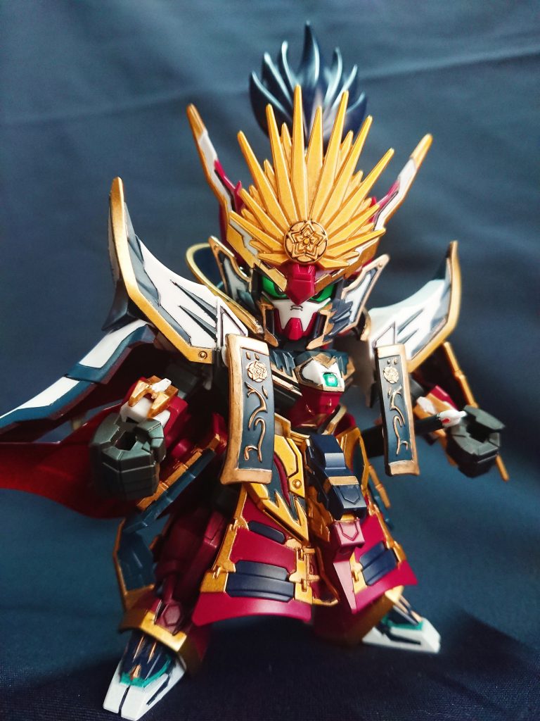 前作の諸葛亮フリーダムでもCSフレーム仕様を制作しましたが、今回からSDWヒーローズもCSフレーム仕様で制作していきます。信長エピオンはシスクードを使用し、さらに体型を改善しました。