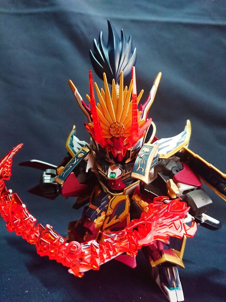 必殺技の絶刀・燬灼龍穿は長さがあるため、頭身を上げたことで構えた時のバランスは改善されたかと。