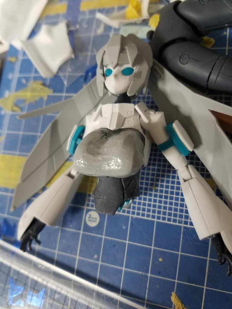 没にした胸部追加アーマー