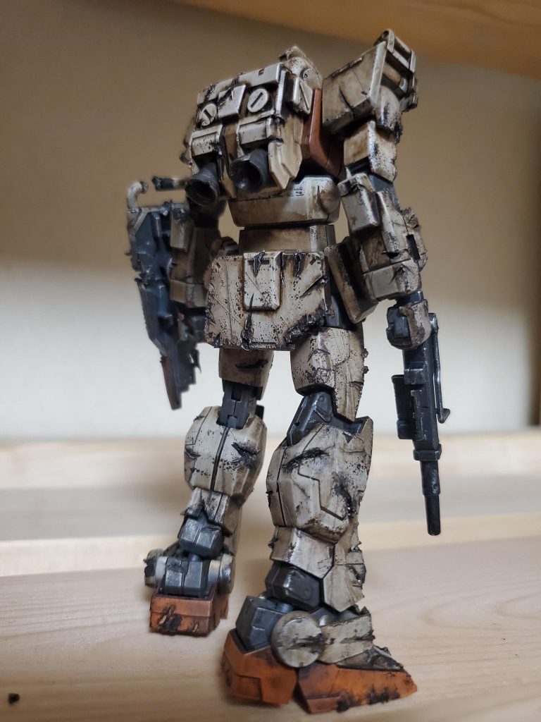 【ジムの日】陸戦型ジム HGUC ウェザリング–2枚目/制作者:まくう