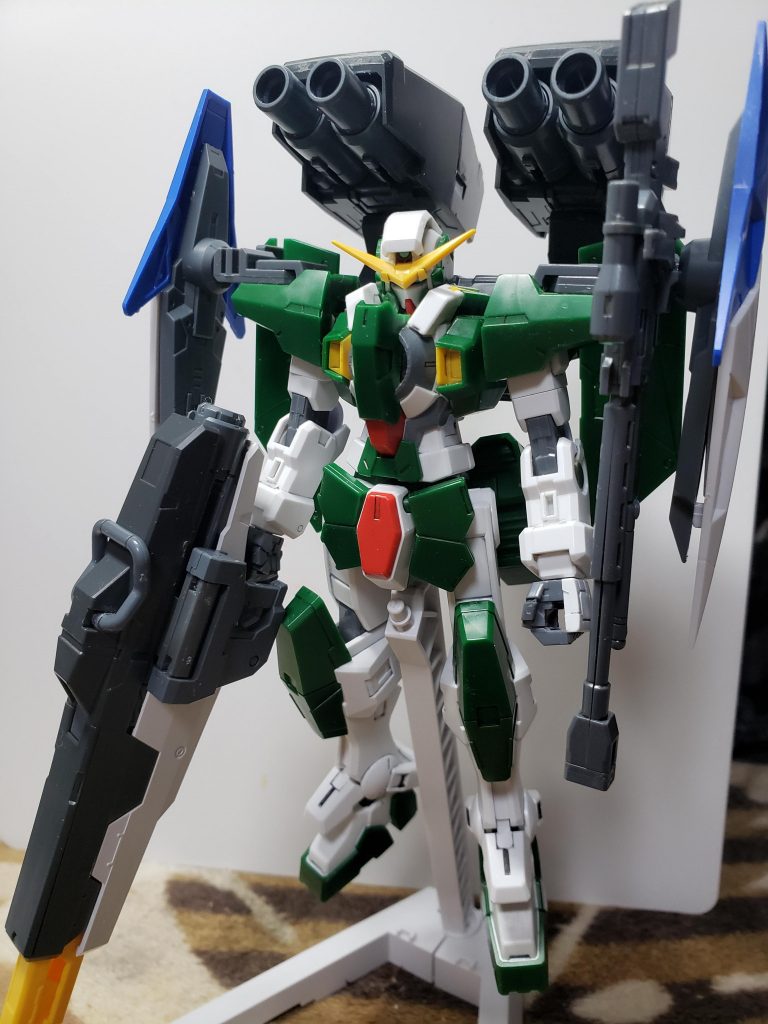 仮組。hgデュナメス、バーチエ、ダイバーエースユニットでミキシングしました。