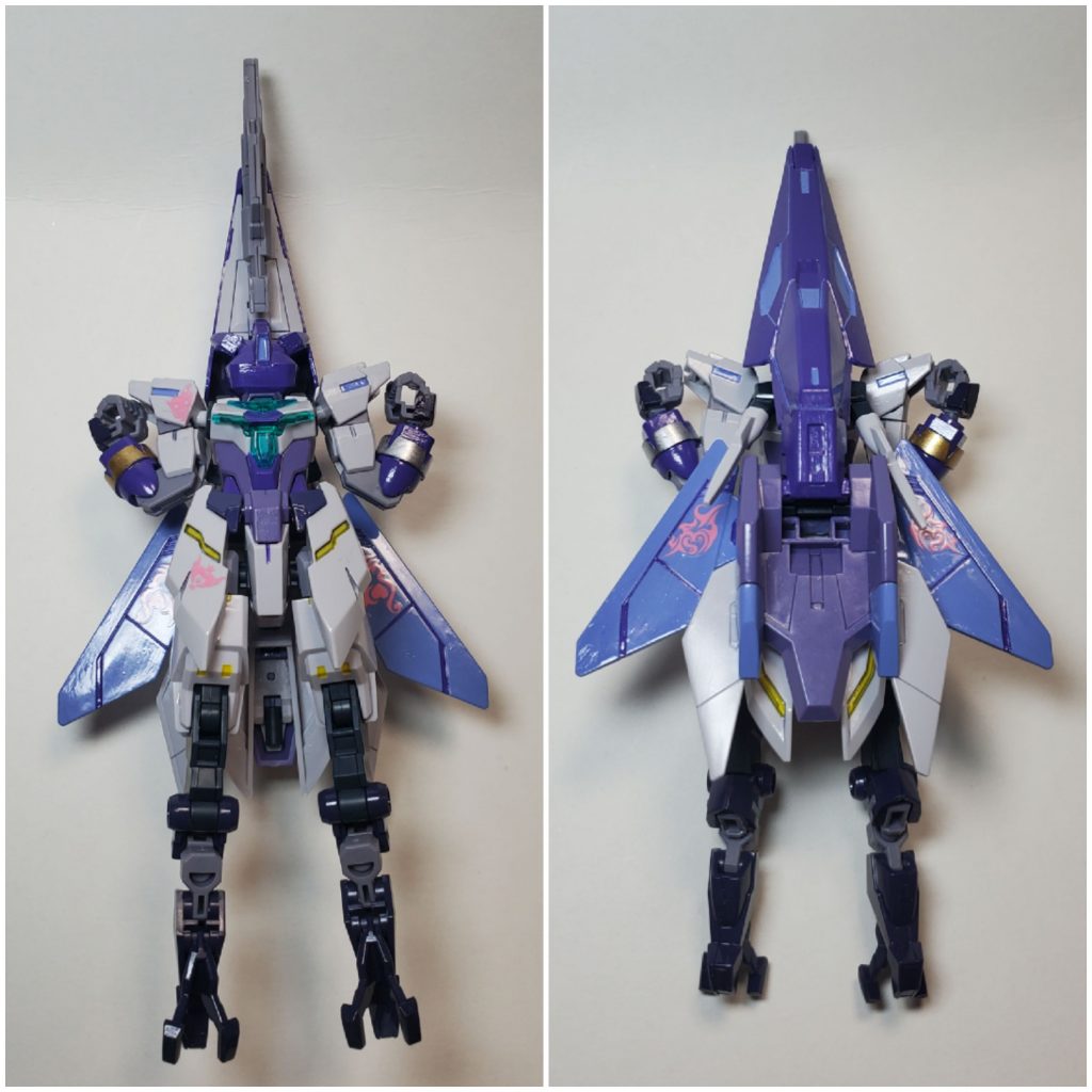 変形。ベースのコアガンダムIIと余り変わらないです。