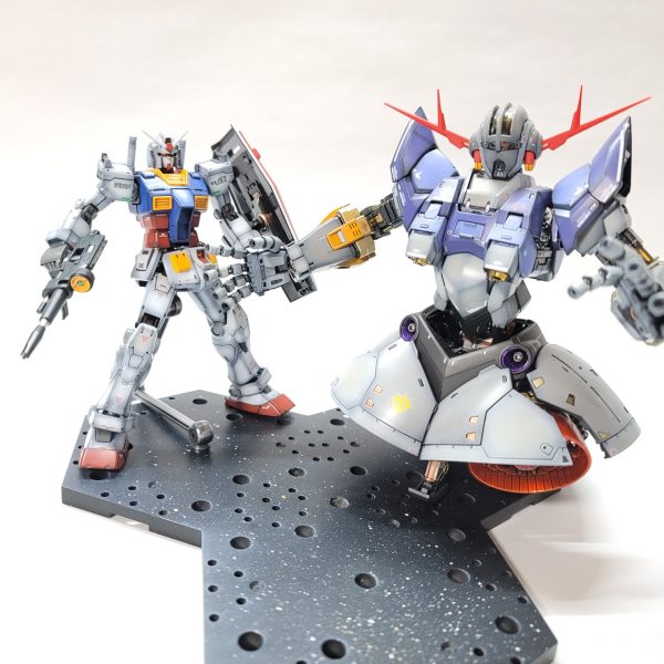 HGオリジンガンダム×RGジオング