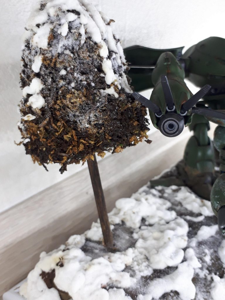 雪融けをイメージしたかったのですがもう少し工夫がいりそうです。