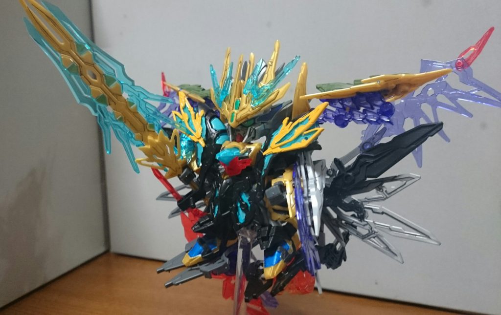 この合体をいち早く再現したくて、典韋と徐晃は本体をつくる前に合体に使うパーツだけを先に組んじゃった…