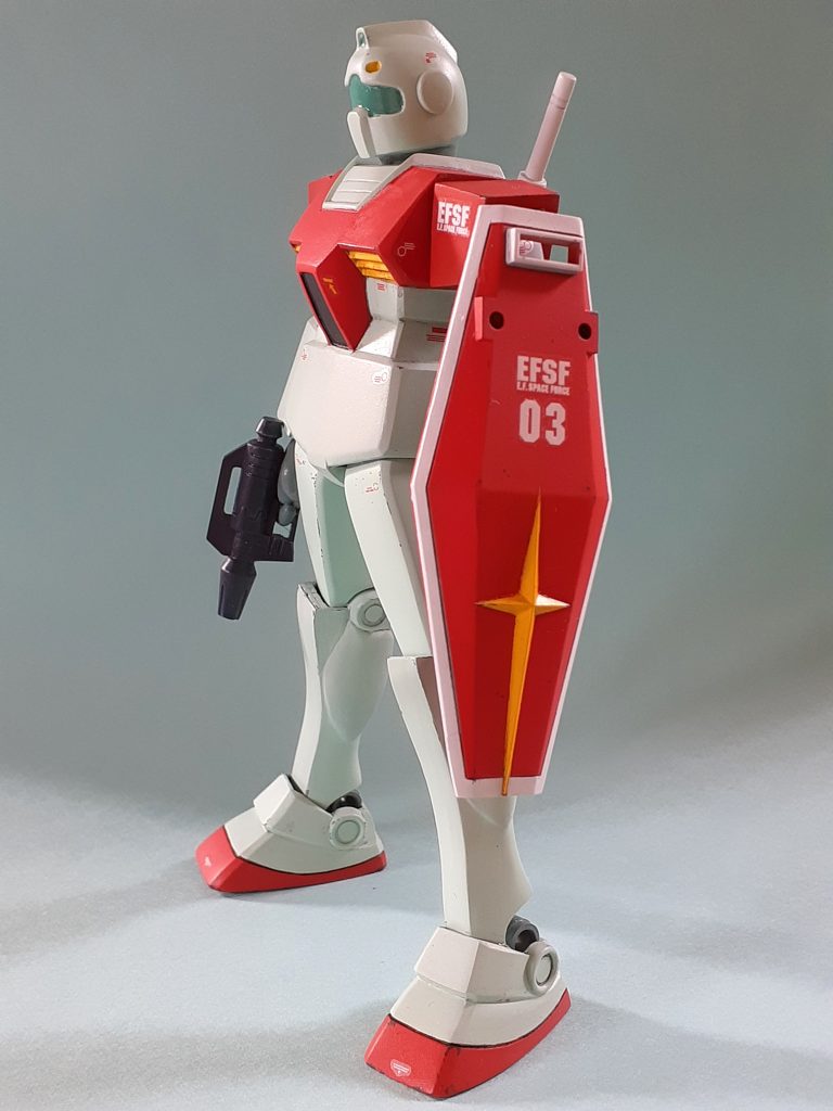 ヒザ先端を1mm厚く加工。