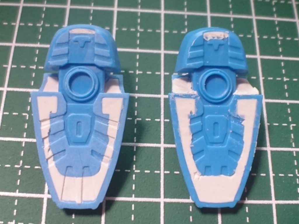 足裏の肉埋め加工しました。改造？アピールはこんなもんです（笑）マスキングが1番大変でしたね。