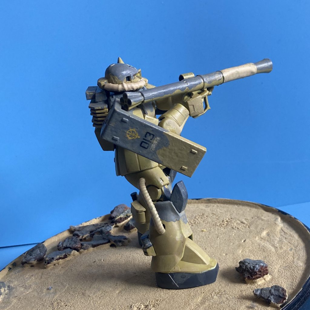 HGUC ザク2 砂漠戦用–4枚目/制作者：動物くん