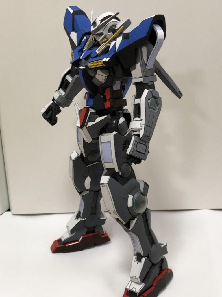 ガンダム エクシア　イラスト風–2枚目/制作者：@overflag390