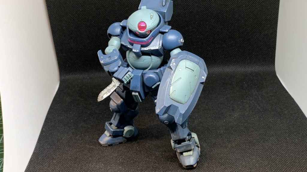 ドライブラシ的なことして塗装剥げっぽくしてますウェザリングカラーらブラウンを使いました