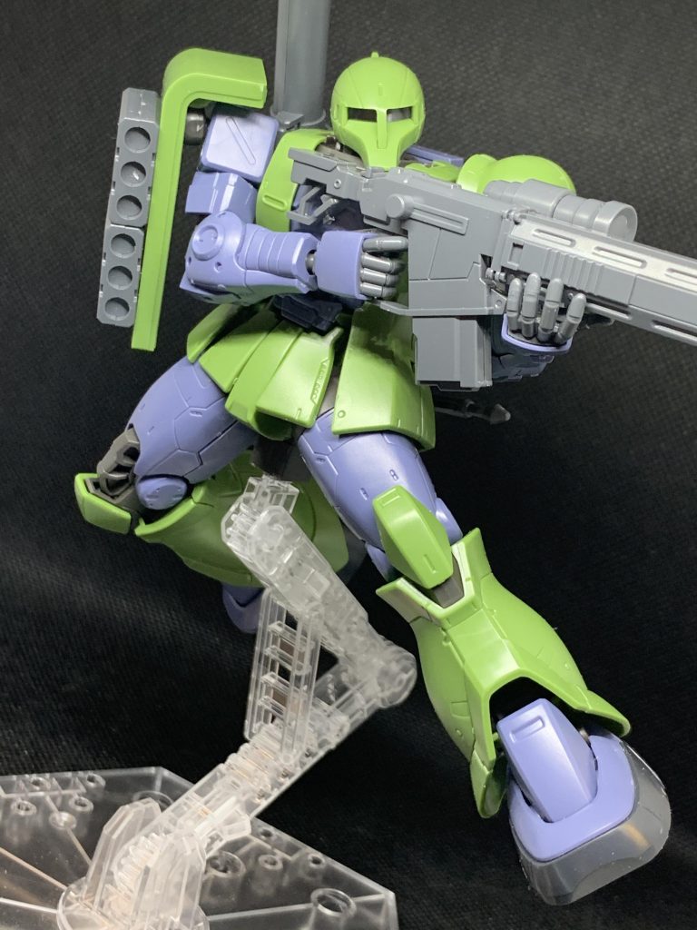 素組みのオリジン版ザクⅠかっこいい