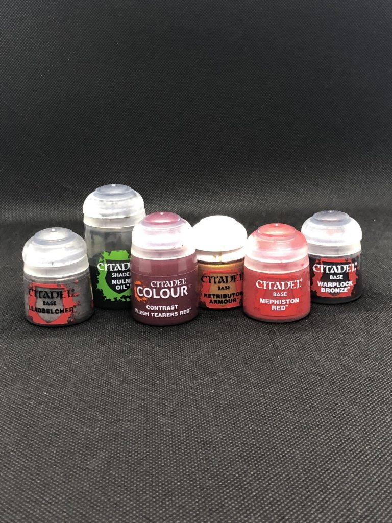 今回使用したシタデルカラーです。