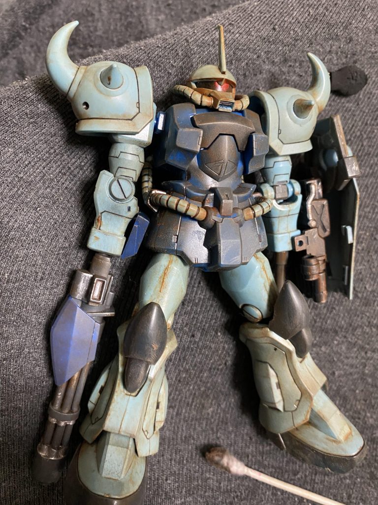 ここからウェザリングマスターで汚しました。