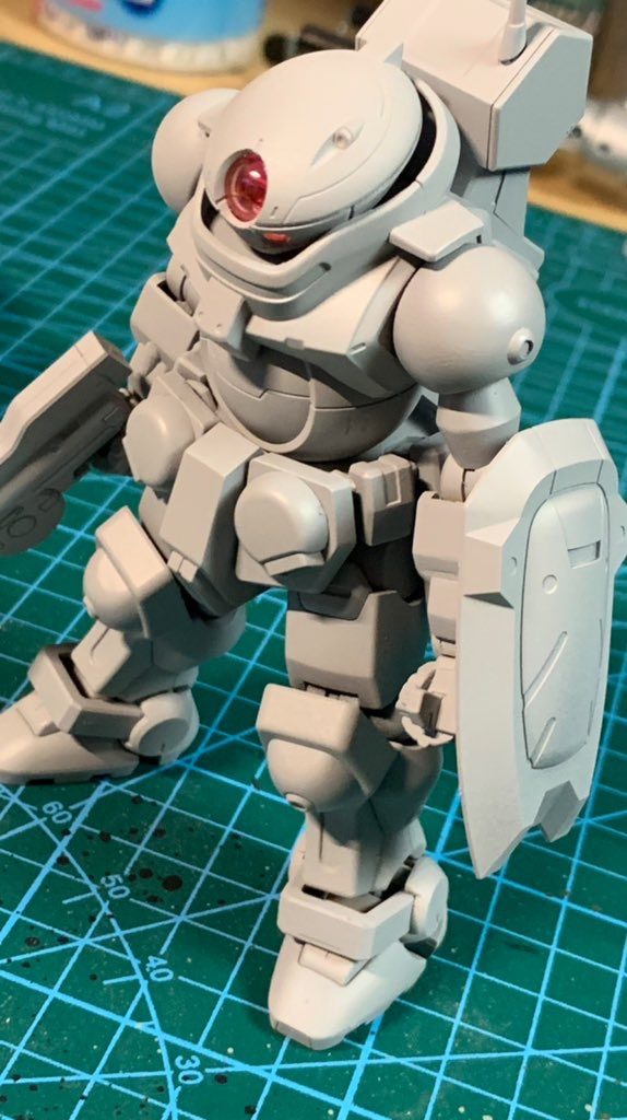 サフ吹いた状態瞳のクリアとの対比が美しい