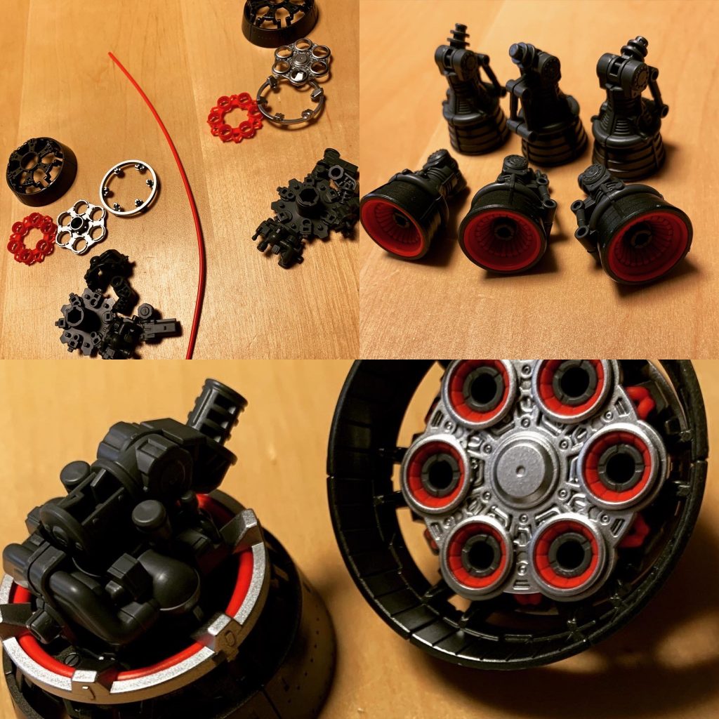 フレームの一部をシルバーに塗ったんですけど、ランナーのまま説明書もろくに見ないで塗るので組み立てるまでイマイチどーなるかわかってないですけどそこがまた楽しい。