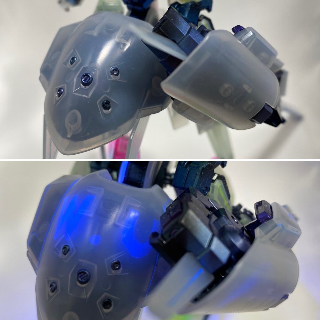 ブラックライトを当てると名前が浮かび上がります⸜(* ॑ ॑* )⸝