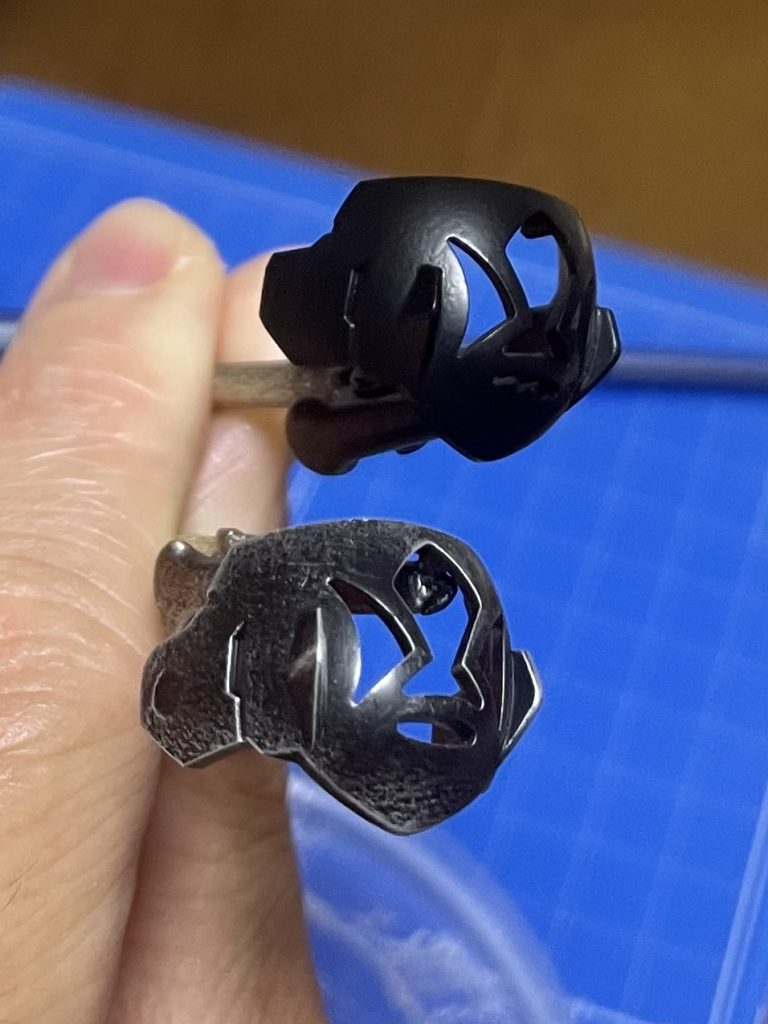 しっかりめにドライブラシをかけて、鉄感を出しました。