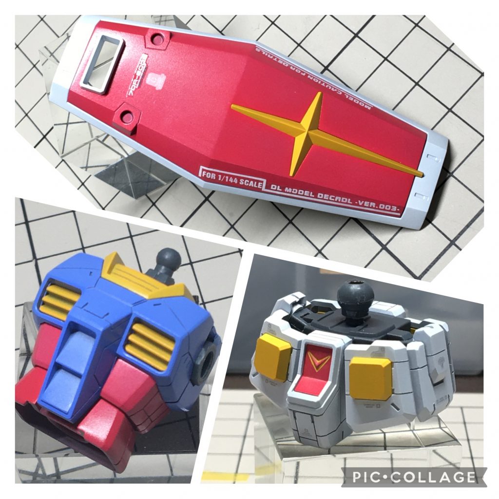 本塗装→デカール終了の時の写真です!綺麗なカラーリングになって本当に安心しました！