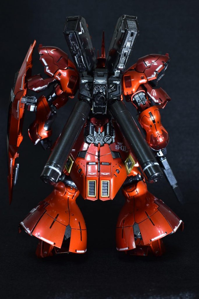 後姿のアングル