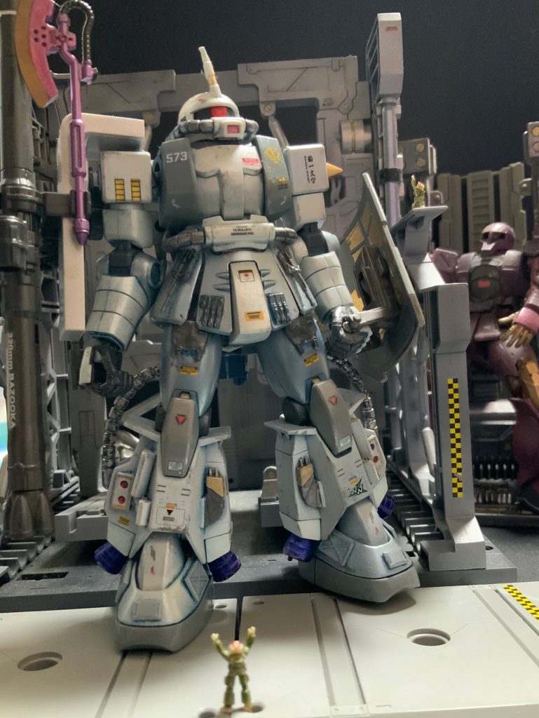 今、まさに出撃するマツナガさん