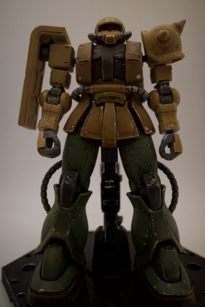 作成してから1ヶ月後くらいにウェザリングも初めてやってみました。初めてにしてはまあいいのでは？