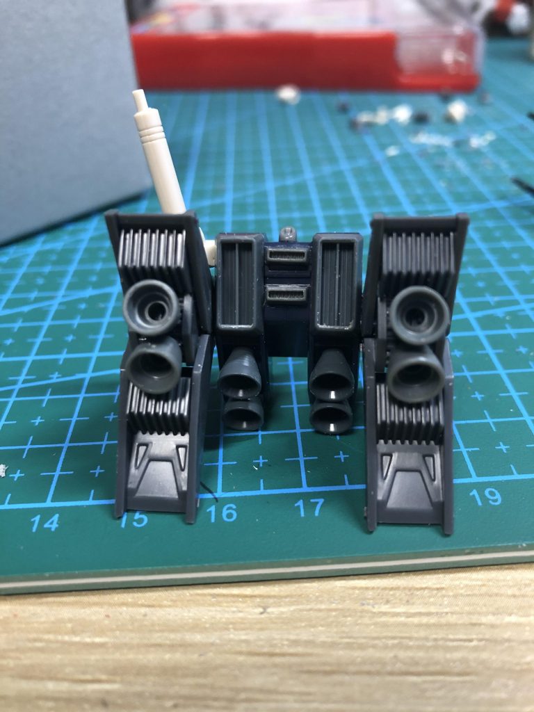 推進力アップを図ろうとした結果ごちゃごちゃさせただけになりました。